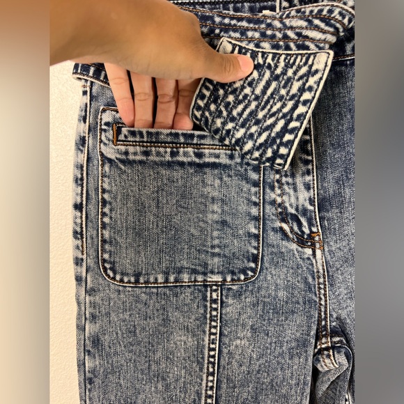 Ulla Johnson NWT Wade Tie Flare Leg Medium Wash Denim Jeans Size 4 - Picture 5 of 15